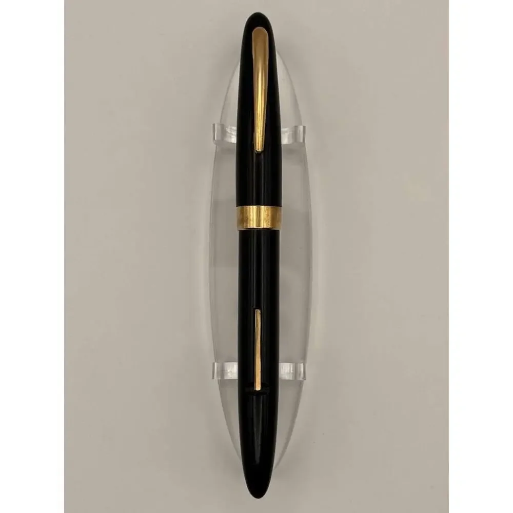 Vintage Sheaffer Balance 875 Fountain Pen 14K Gold Two Tone Nib Lever Fill As Is